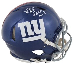 Giants Phil Simms "SB XXI MVP" Signed Full Size Speed Proline Helmet BAS Witness - Picture 1 of 3