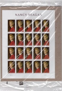Scott #5702 Nancy Reagan Sheet of 20 Forever Stamps - Sealed - Picture 1 of 3