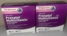 Walgreens Two-Step Prenatal Multivitamin Dietary Supplement 60 Cnt 2 Pack