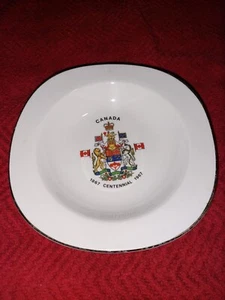 RARE Centennial 1867 1967 Canada 5" candy dish gold edge trim Alfred Meakin Eng. - Bild 1 von 5