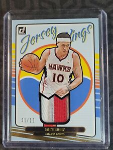 Mike Bibby Jersey Kings Prime 01/10 3 Color Patch Relic 2020-21 Panini Donruss