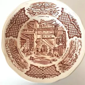 Alfred Meakin Retro 70er Müslischale Fair Winds braun China & America Trade - Bild 1 von 6