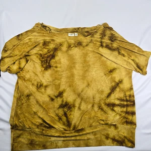 Blusa Camisa de Vestir Mujer Cato Plus Amarilla Talla 22/24W - Imagen 1 de 4