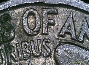 1981-P Washington Quarter DDR gefüllte postfrisch Marke Fehlermünze - Bild 1 von 5