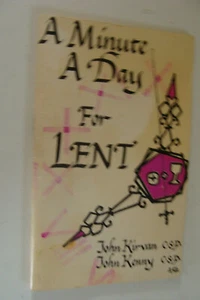 Folleto católico Kirvan & Kenny 1960 A Minute a Day For Lent - Imagen 1 de 1