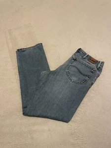 Pantalones de mezclilla Lee vintage para hombre talla W34 L31 calce regular rectos - Imagen 1 de 12