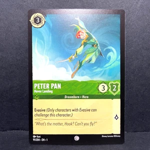 Disney Lorcana 2023 el primer capítulo Peter Pan 91/204 común - Imagen 1 de 2