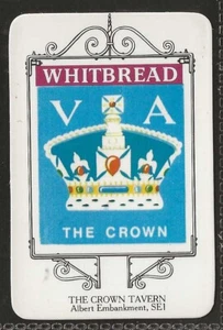 WHITBREAD-INN SIGNS LONDON 1973 (15 SET)-#04- THE CROWN TAVERN ALBERT EMBANKMENT - Bild 1 von 2