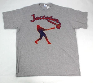 ATLANTA BRAVES MLB JOCTOBER GRAY TSHIRT SIZE 3XL - Picture 1 of 9