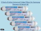 5x Samsung, LG, Daewoo, Neff, GE Replacement Compatible Fridge Water Filters 436