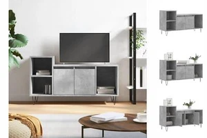 TV-Schrank Betongrau 100x35x55 Cm Spanplatte TV-Lowboard Fernseher Unterschra - Bild 1 von 11
