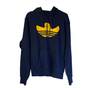 Adidas Felpa con Cappuccio Uomo Grafica Shmoo Taglia S Blu Navy Mark Gonzales Skateboarding - Foto 1 di 7