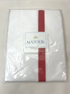 Matouk Lowell Coral King Kissenbezug 21x41 Weiß 600 Fäden Perkal Einteiler - Bild 1 von 6