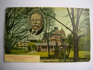 AK , President Taft´s Summer Home Beverly Mass , 1919 - Bild 1 von 2