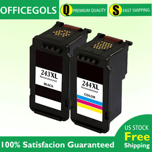 Black Color Combo Ink For Canon PG243XL CL244XL Pixma MG2922 MG3020 MG2525 MX492