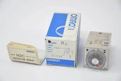 Omron Timer 12S-12h / 110 VAC ( H2C-R C ) - Bild 1 von 3