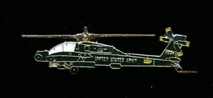AH-64 APACHE GUNSHIP LAPEL HAT VEST PIN UP US ARMY GIFT WING IRAQ AFGHANISTAN - Picture 1 of 24