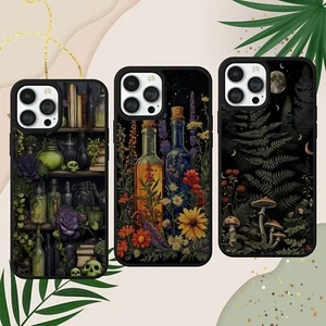 FUNDA FUNDA TELÉFONO REGALO GÓTICO HONGO IMPRESIÓN BRUJA PARA IPHONE SAMSUNG PIXEL - Imagen 1 de 8