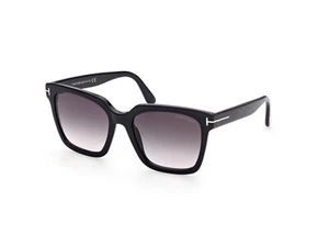 TOM FORD Occhiali da Sole FT0952 Selby 01B Nero fumo Donna - Foto 1 di 3