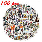 100pcs Naruto Sticker Sticker Anime Manga Fan Item Boruto Sasuke Kak H1K2