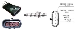 Oxygen O2 Lambda Sensor STANDARD LLB316 for Fiat Barchetta Punto Seicento Stilo - Picture 1 of 6