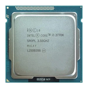 Intel i7 3770K CPU 4 Core LGA 1155 3.5GHz 8MB Cache With HD Graphic 4000 TDP 77W - Picture 1 of 2