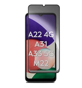 PELLICOLA PRIVACY Per SAMSUNG GALAXY A33 5G VETRO CERAMIC CURVO FLESSIBILE NERO - Zdjęcie 1 z 14