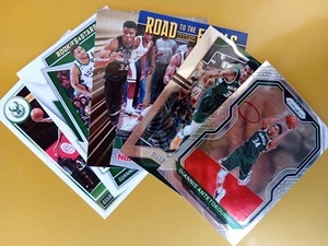 Giannis Antetokounmpo Set Panini 2 Prizm 2020 + 2 NBA Hoops 2021 + 2 Chroniken 21-22 - Bild 1 von 17