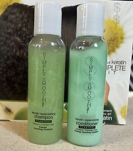 Simply Smooth Xtend Keratin Replenishing Shampoo & Conditioner 2 oz Travel Set