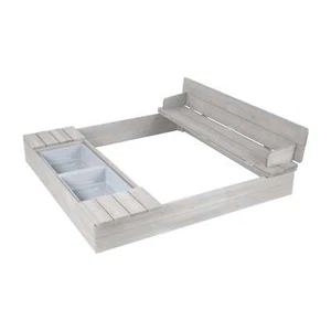 roba Sandkasten 'Outdoor +' grau lasiert - B-Ware neuwertig - Bild 1 von 7