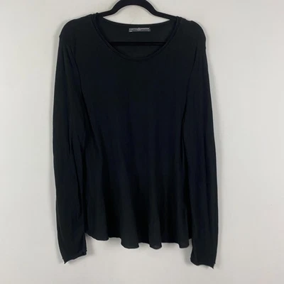 Suéter Ligero Peruvian Connection Talla Grande Negro Algodón Pima Modal Foto 1 de 4