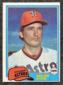 1981 Topps Nolan Ryan #240 Astros de Houston (líder AT Ks/8x AS/Salón de la Fama) - Imagen 1 de 2
