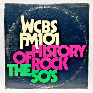WCBS FM101 - History of Rock: The 50's - 1985 Vinyl 2xLP - VG - LNLP5052 - Picture 1 of 7