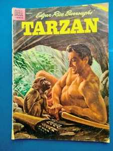 TARZAN #65 Dell Comics 1955 jungle EDGAR RICE BURROUGHS movies/tv - Picture 1 of 3