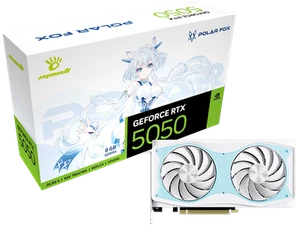 Manli GeForce GeForce RTX 5050 Polar Fox OC 8GB graphics card - Picture 1 of 6