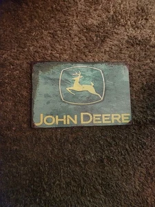 John Deere Metal Tin Sign  8×12inches - Picture 1 of 4