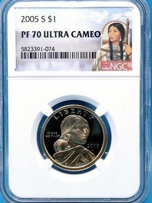 2005-S Sacagawea $1 NGC PF 70 Ultra Cameo - Image 1 of 4