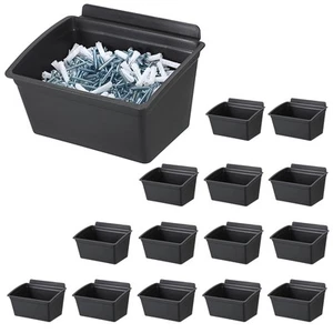Contenedores Slatwall 15 piezas organizador Slatwall para garaje plástico Slatwall almacenamiento B... - Imagen 1 de 7