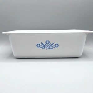 Vintage 1960s Corning Ware Cornflower Blue First Gen P-315-B Loaf Pan 9x5x3 USA - Picture 1 of 9