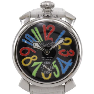 Gaga Milano Manuale 48 Relojes Multicolor NegroEsfera Acero Inoxidable/Repujado... - Imagen 1 de 12