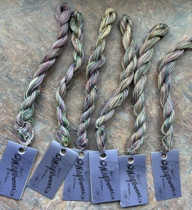 Lot of 6 - Wildflowers by Caron Cotton Thread Needlepoint Cross Stitch - Sunset - Picture 1 of 5