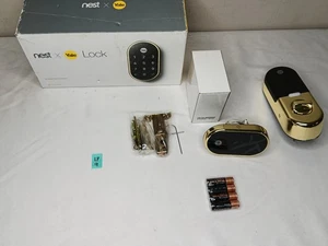 NEST X YALE POLISHED BRASS - Picture 1 of 13