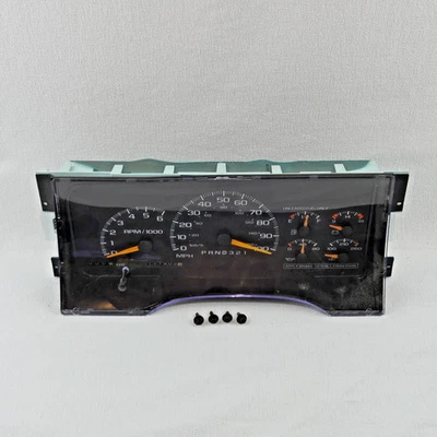 1995 - 1998 CHEVY CK GMC 1500 2500 PAINEL MEDIDOR DE INSTRUMENTOS CAMINHÃO FABRICANTE DE EQUIPAMENTO ORIGINAL AUTOMÁTICO 118k - Imagem 1 de 4