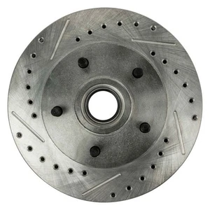 Right Stuff BR08ZDC - Drilled and Slotted 1-Piece Front Brake Rotors and Hub - Picture 1 of 3