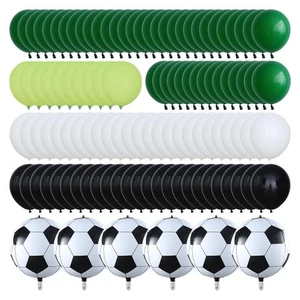 Dark Green Balloon Garland White Arch Kit Sports Theme Soccer Boys - Picture 1 of 5