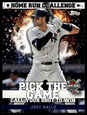 2022 Topps #HRC-21 Joey Gallo Home Run Challenge Code Cards (Series Two) - Image 1 of 2