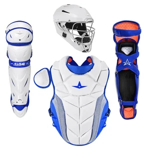 All-Star PHX Pro Paige Halstead Fastpitch Softball Catcher's Set, White/Royal, L - Picture 1 of 1