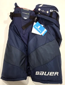 Bauer Vapor Hyperlite Intermediate Ice Hockey Pants-Navy Size Medium - Picture 1 of 6