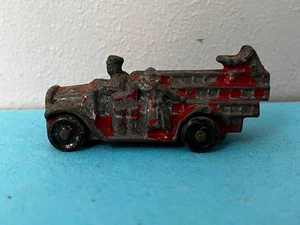 Barclay Manoil Slush Cast Fire Truck Pumper 3" - Picture 1 of 10