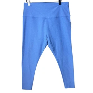 Beyond Yoga Spacedye Caught In The Midi Leggings Blue Heather Womens Size 2X - Picture 1 of 10